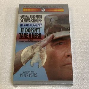 It Doesn't Take a Hero by Norman Schwarzkopf, Audio Cassette from 1992